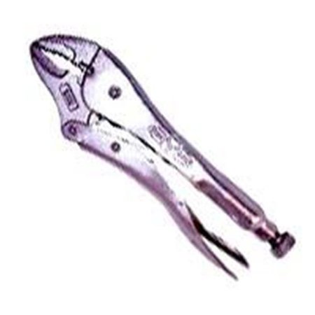 TOTALTURF 10 Inch Adjustable Curved Jaw Locking Pliers TO62525